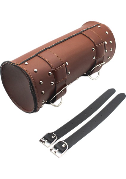 Harley Için 2 Adet Deri Motosiklet Alet Çantası Çatal Kol Kolu Tokası Torbası (Yurt Dışından) modelleri