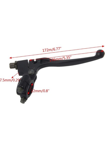 7/8 "22MM Sol Debriyaj Kolu Kolu Pit Dirt Bike Motosiklet Atv Için (Yurt Dışından) modelleri