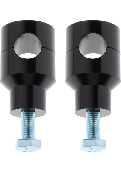 Motosiklet 7/8 "veya 1" Gidon Yükseltici Harley Yamaha Aksesuarları Için Uygun 25MM_BLACK (Yurt Dışından)