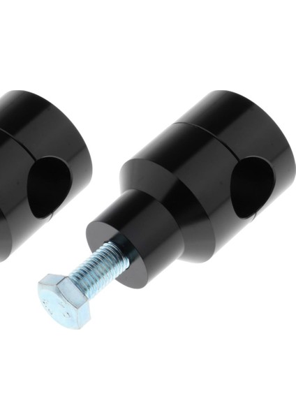 Motosiklet 7/8 "veya 1" Gidon Yükseltici Harley Yamaha Aksesuarları Için Uygun 25MM_BLACK (Yurt Dışından) modelleri