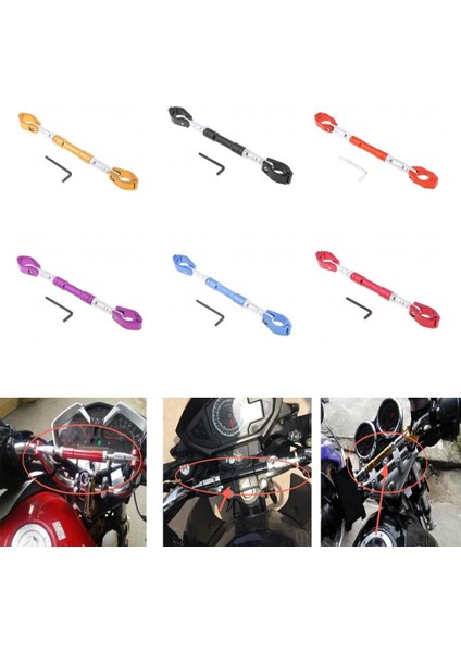 7/8 '' 22MM Cnc Alaşım Evrensel Motosiklet Ayarlanabilir Gidon Çapraz Bar -, Altın (Yurt Dışından) indirimleri