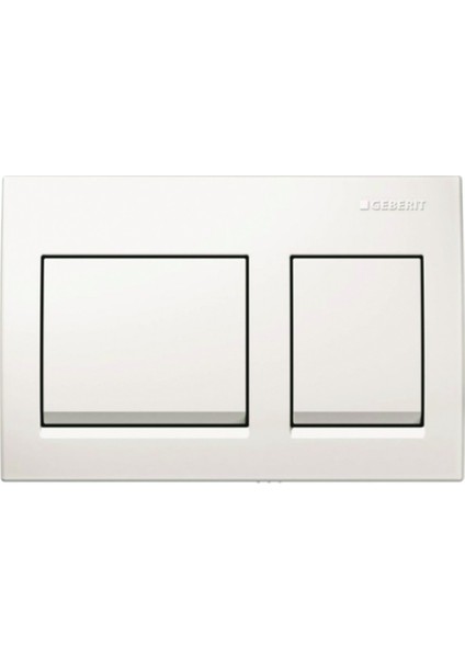 Geberit ALPHA35 115.045.11.5 Kumanda Kapağı,çift Basmalı,beyaz