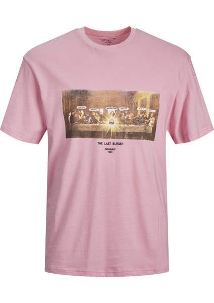 Jorprıze Tee Ss Crew Neck Tg Pembe Erkek T-Shirt 12238168-Prism indirimleri