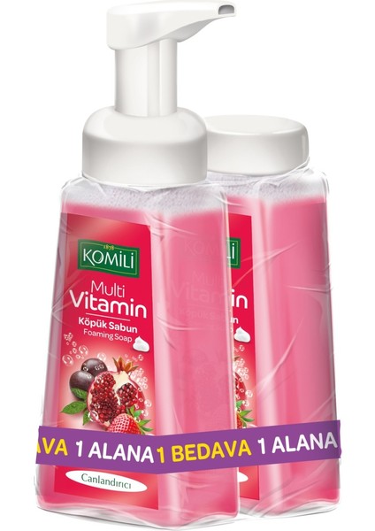 Köpük Sabun M.vitamin Canlandırıcı 250 ml + 250 ml x 6 Adet