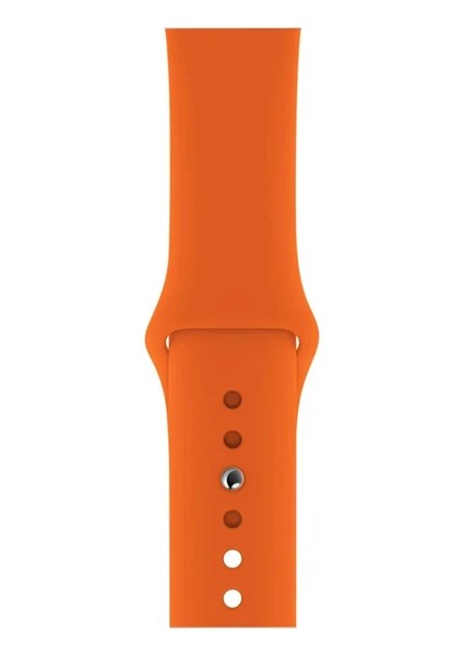 Apple Watch Seri 1/2/3/4/5/6/7/8/SE/38MM 40MM 41MM Kordon Kayış Bileklik Klasik Kaliteli Silikon