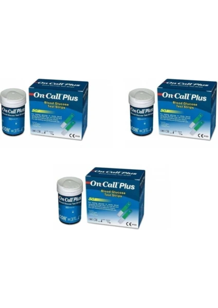 On Call Plus Kan Ölçüm Test Strip 50'Li 3 Kutu