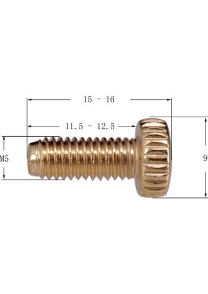 Gitar String Eyer Vidaları 3 Adet (Yurt Dışından)