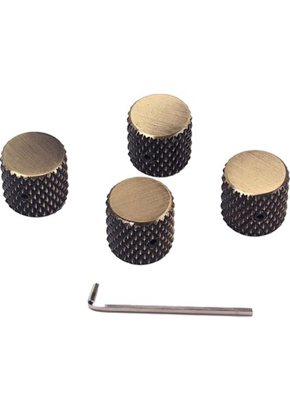 Düz /4 "katı Şaft Tenceresi - Gitar Bronz Seti 4 Pcs (Yurt Dışından)