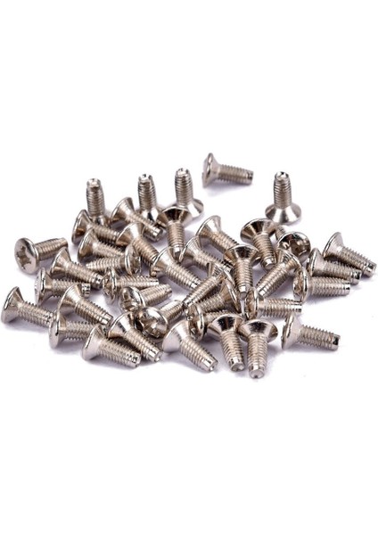 40 Pc Çelik Gitar Vidaları Müzikal Alet Parçaları Için Yedek (Yurt Dışından)
