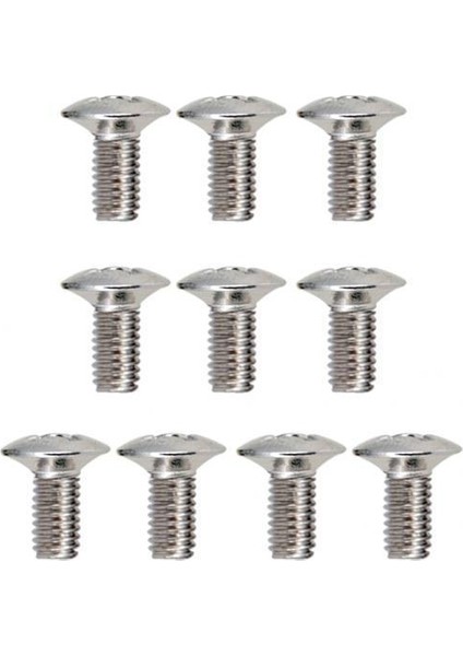 5X10PCS Anahtarlar Vidalar Tuner Dişli Makinesi Kafaları Montaj Vidaları Parçalar Gümüş 5 Pcs (Yurt Dışından)