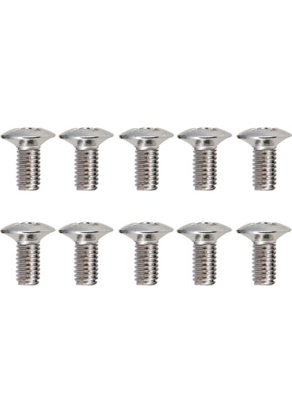5X10PCS Anahtarlar Vidalar Tuner Dişli Makinesi Kafaları Montaj Vidaları Parçalar Gümüş 5 Pcs (Yurt Dışından)