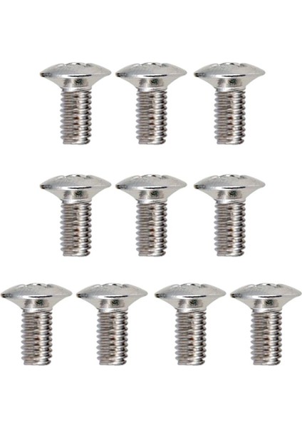 5X10PCS Anahtarlar Vidalar Tuner Dişli Makinesi Kafaları Montaj Vidaları Parçalar Gümüş 5 Pcs (Yurt Dışından)