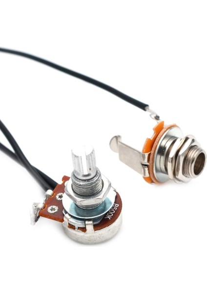 6,35 mm Soket Jakı Potansiyometresi ile Akustik Gitar Buzzer Pikap (Yurt Dışından)