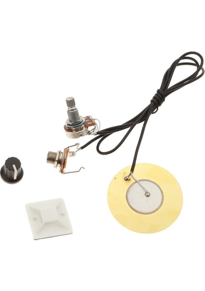 6,35 mm Soket Jakı Potansiyometresi ile Akustik Gitar Buzzer Pikap (Yurt Dışından)