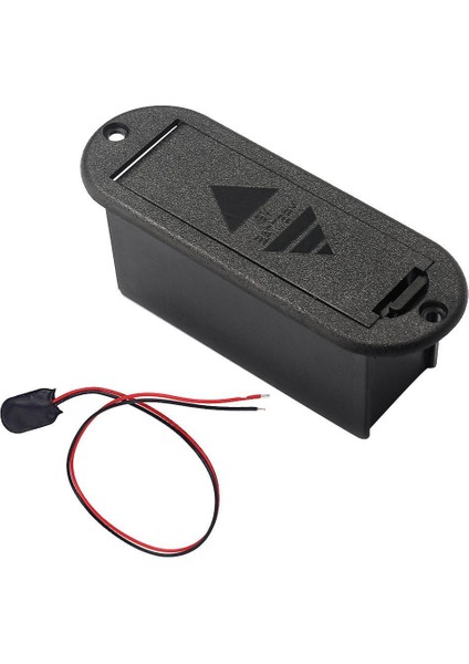 Elektro Gitar Bas ve Konektörlü Pikap Için 1 Adet 9V Pil Kutusu (Yurt Dışından)