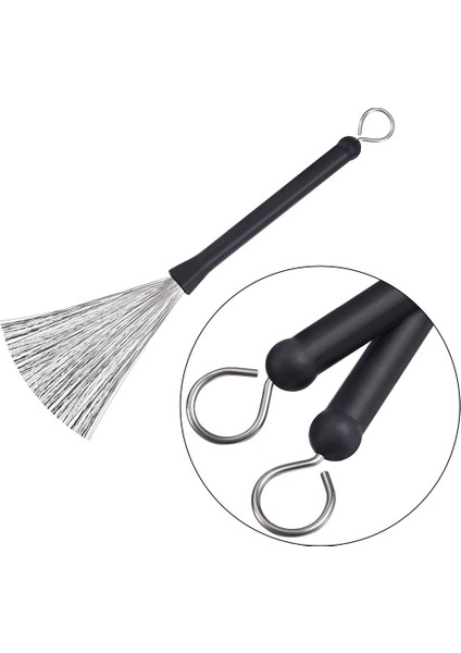 2x Drumsticks Drum Sticks Fırçaları Müzikle (Yurt Dışından)