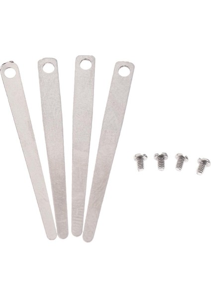 4X4PCS Saksafon Düz Yaylar + Saksafon Düz Yaylar Vidalı 4 Adet (Yurt Dışından)