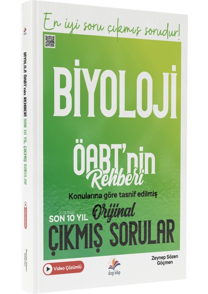 KPSS Biyoloji ÖABT Konularına Göre Tasnif Edilmiş Son 10 Yıl Orijinal Video Çözümlü Çıkmış Sınav Soruları