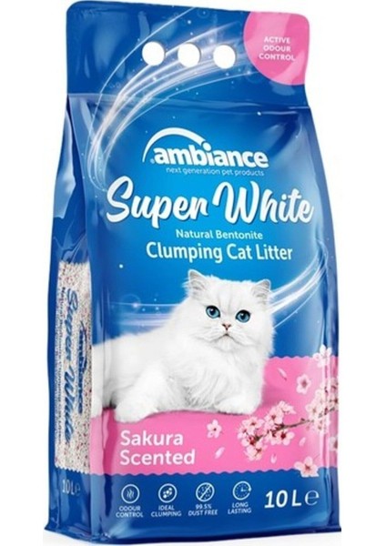 Kedi Kumu Sakura Çiçeği Kokulu 10 Lt