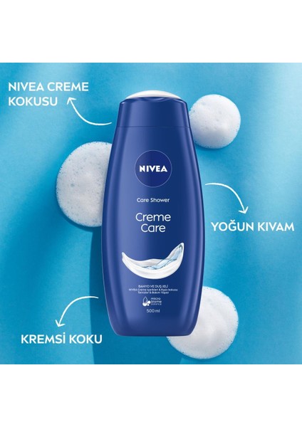 Nıvea Creme Care Banyo ve Duş Jeli 500 Ml,vücut Nemlendirme ve Eşsiz Koku