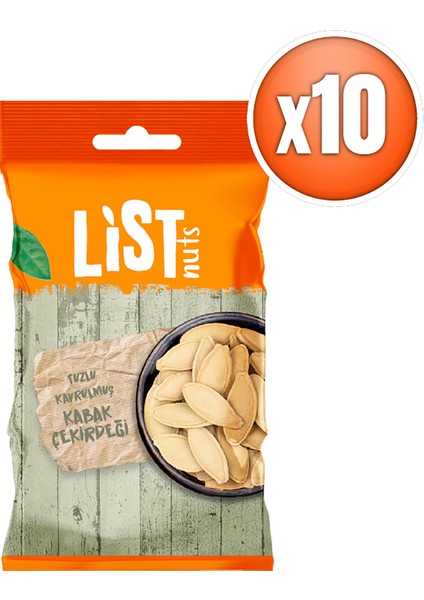 Kavrulmuş Kabak Çekirdeği 10 x 40 gr