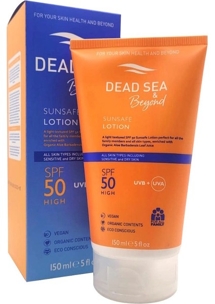 Dead Sea & Beyond Sunsafe Güneş Koruyucu Losyon SPF50 150ML