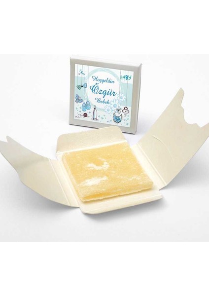 Erkek Bebek Şekeri (50 Adet Ince Kesim Lokum) fiyatları