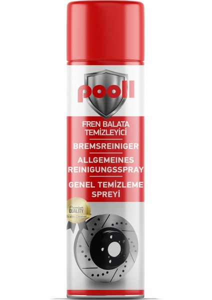 POOLL Balata Temizleme Spreyi 500 ML Yüksek Basınçlı