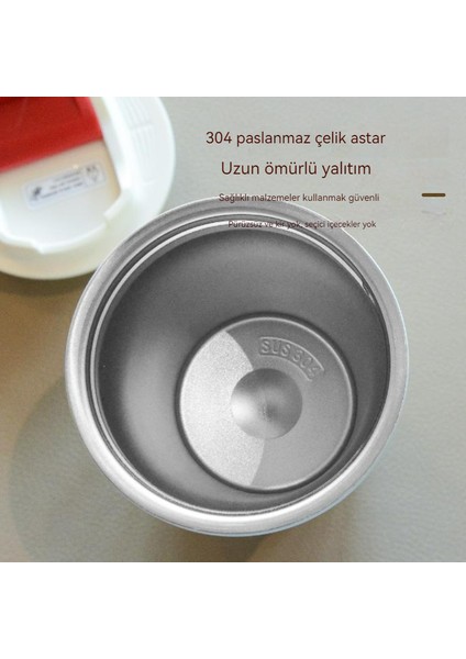 Paslanmaz Çelik Termos Bardak Soğuk Tutma Kahve Fincanı Kadın Yakışıklı Erkek Eşlik Eden Taşınabilir Araba Kupası (Yurt Dışından) fiyatları