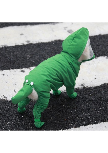 Yağmurluk Tulum Pet Köpek Köpek Yavrusu Kıyafeti Kumaş Yağmur Önyükleme Ceket (Yurt Dışından) modelleri