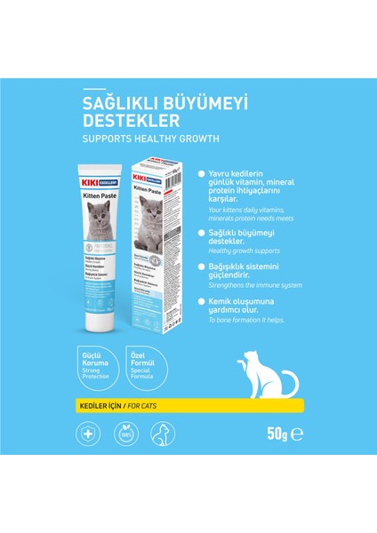 Kıkı Excellent Kedi Kitten Paste Macun 50 Gr. KC304