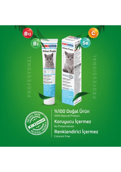 Kıkı Excellent Kedi Kitten Paste Macun 50 Gr. KC304