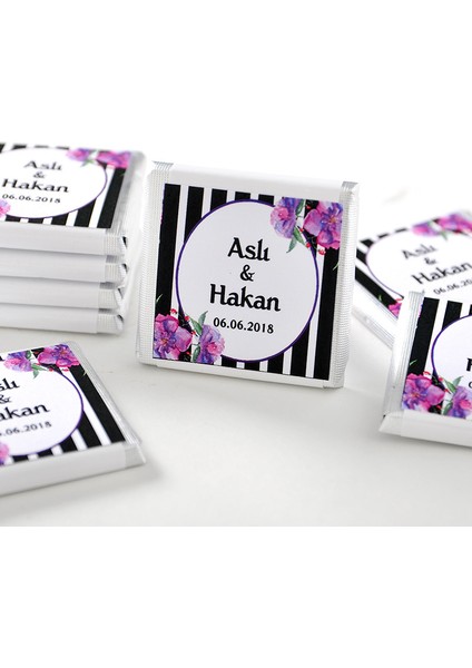 [kendin Yap] Isimli Nikah Dökme Çikolatası (70 Madlen Çikolata) fiyatları