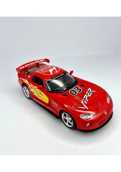 KT5039DF Dodge Viper 1:36 Çek Bırak - Kırmızı