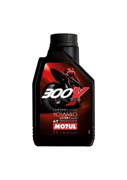 300V 10W40 4 Zamanlı Motosiklet Yağı 1 Lt.