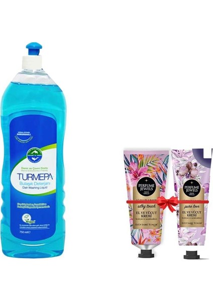 Bulaşık Deterjanı 750 ml x 4 + El Kremleri