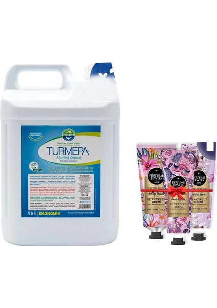 Ağır Yağ Sökücü 5 Lt x 2 + El Kremleri