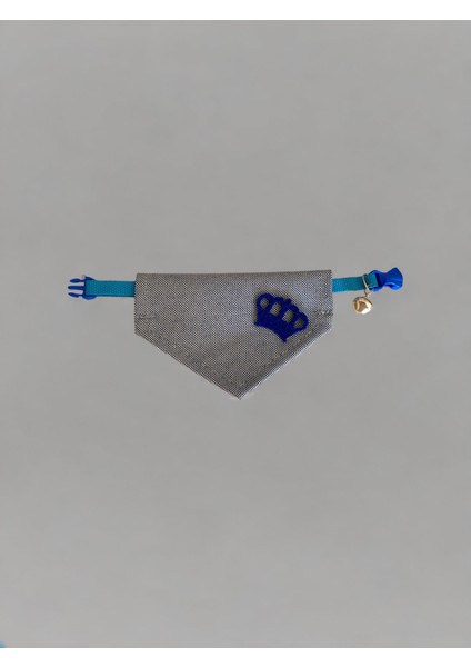 King Blue Kedi Bandana, Fular, Kedi Kıyafeti Kedi Elbisesi