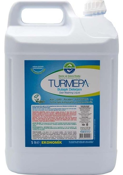 Elde Yıkama Bulaşık Deterjanı 5 Lt x 2