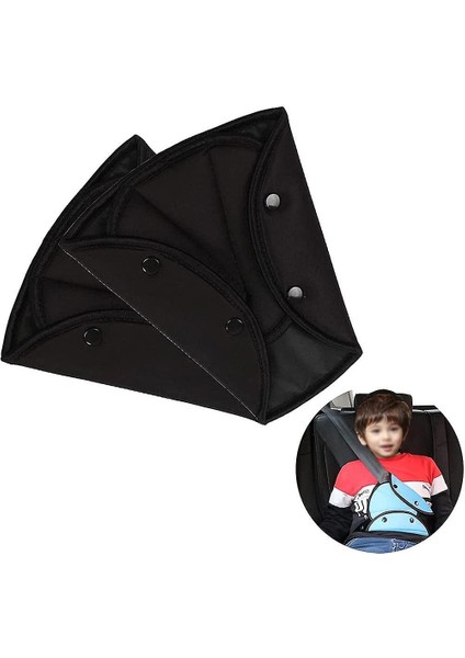 2 Paket Emniyet Kemeri Ayar Pedi Emniyet Kemeri Kapağı Araba Emniyet Kemeri Omuz Pedleri (Yurt Dışından)