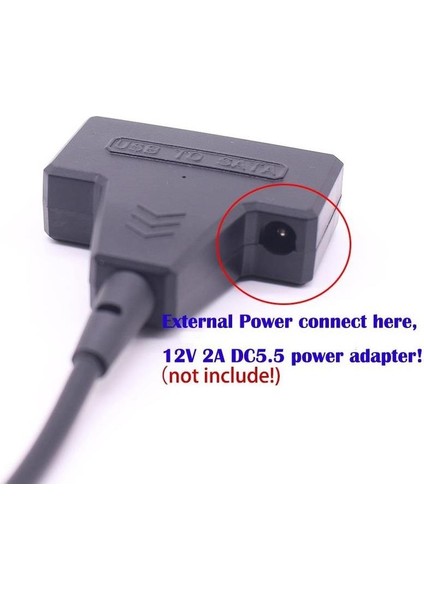 USB 3.0 2.5 3.5 Inç Sata SSD HDD Hard Disk Çevirici Dönüştürücü Adaptör Kablosu