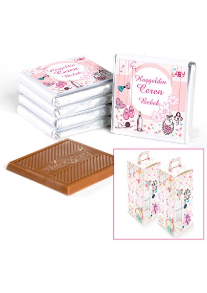 Kız Bebek Dökme 100 Adet Madlen Çikolata fiyatları