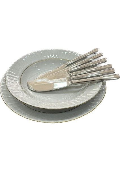 Yılmazlar 18/10 Cr-Ni Paslanmaz Çelik 6'lı Yemek Bıçağı fiyatları