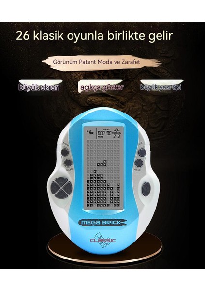 Çocuk Mini Elde Kullanılır Oyun Konsolu Tetris Oyun Konsolu (Yurt Dışından)