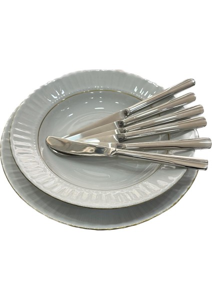 Yılmazlar 18/10 Cr-Ni Paslanmaz Çelik 6'lı Pasta Bıçağı fiyatları