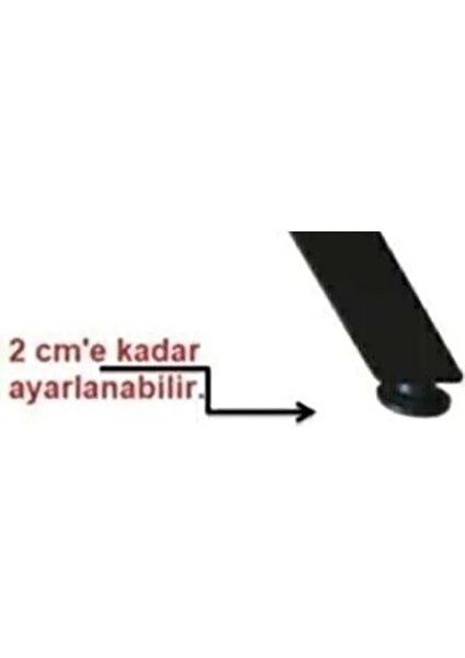 Metal Yemek Masası Ayağı - x Ayak