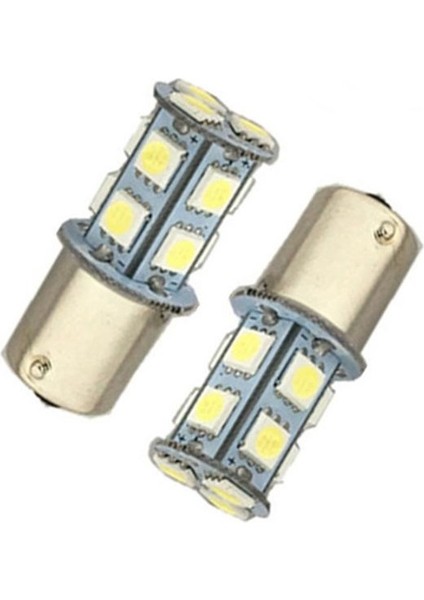 Tek Duy Düz Tırnak LED Ampul 13SMD 3W 12V Mavi / LAAM696