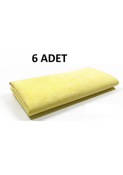 Superclean Orjinal Oto Yıkama Güderisi - Kalın - Büyük Boy 50X70 cm - 6'lıpaket