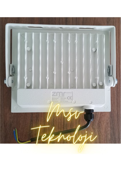Beyaz Slim Kasa Zmr 50 Watt IP66 LED Projektör fiyatları