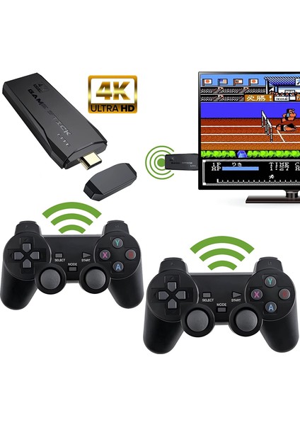 Nostalji Retro Atari Kablosuz Oyun Konsolu Hd 3000+ Oyun modelleri